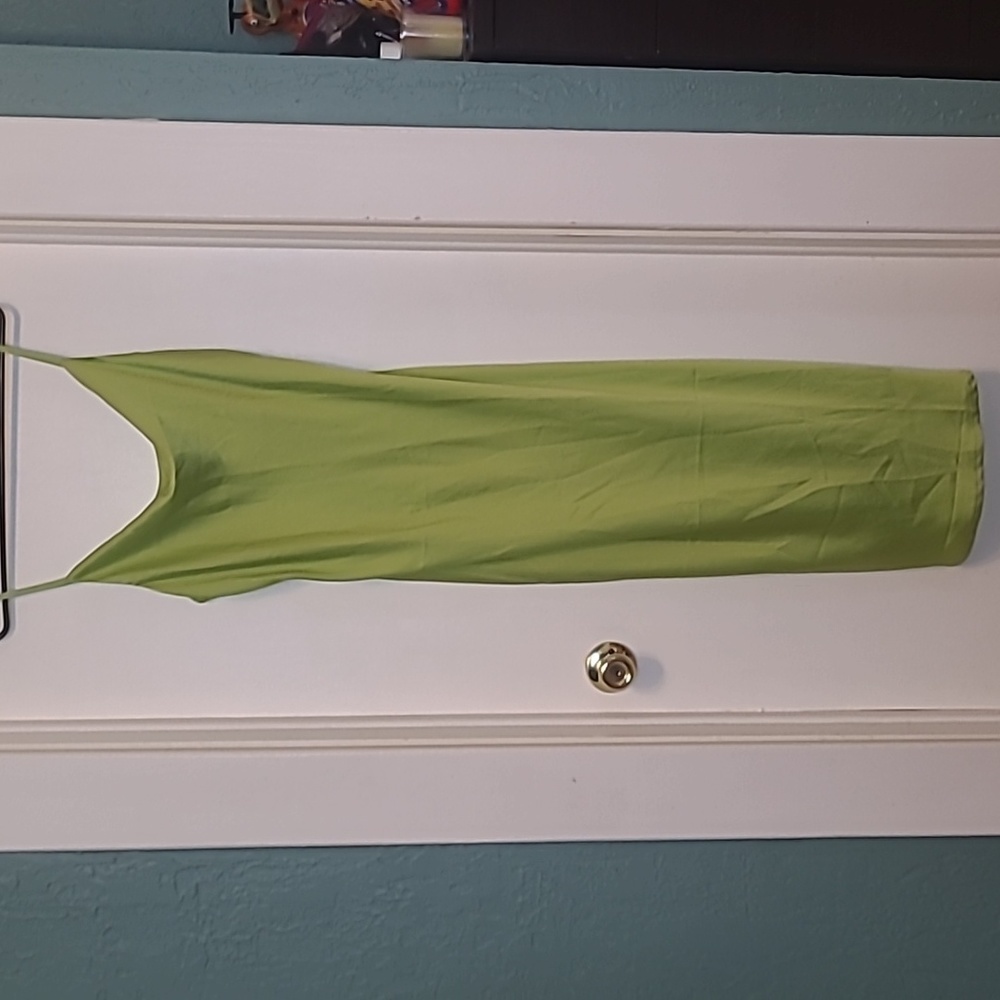 Blu Pepper lime green sheath dress